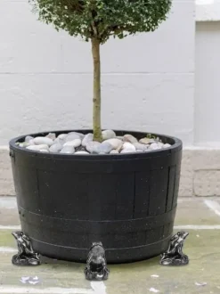 Blomkrukfötter ventilerar rötsäkra rotupphöjda blomkrukfötter för trädgårdsskötsel i hemmet