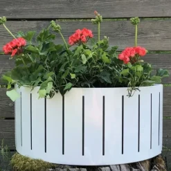 Blomlåda Väggampel Ventura Funky 45cm Vit