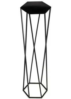 Blomstativ för växter svart 100 cm