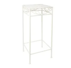 Blomstativ SANDY 28x28xH70cm, antikvit