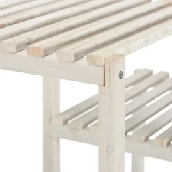 Blomsterhylla, Trä, 70x89x26,5 cm, Vit