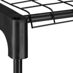 Blomsterhylla, 174x91x28,5 cm, Svart, Metall