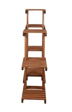 Blomsterlåda i trä för hemmet RKB /95x116x25/ Brun