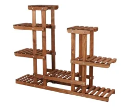 Blomsterlåda i trä för hemmet RKB /95x116x25/ Brun