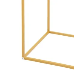 Blomsterställ för Bröllop - Rektangulär Geometrisk Metallställning - 10-Pack - 30×30×80 cm - Storlek L - Guld