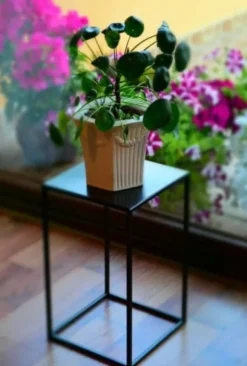 Blomsterställ LOFT MET 363 – 100 cm vit metall