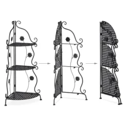 Blomsterställ, Metall, 82.5x31x31 cm