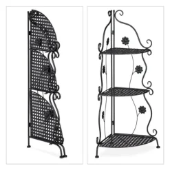 Blomsterställ, Metall, 82.5x31x31 cm