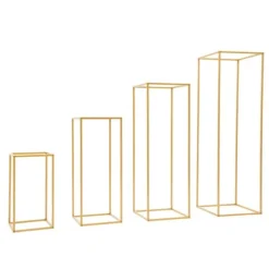 Blomsterställ/Växtställ - Bord/fristående displayställ - 4-pack - 10 kg per ställ - Stål & plast - DIY placering för bröllop/dekor