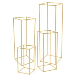 Blomsterställ/Växtställ - Bord/fristående displayställ - 4-pack - 10 kg per ställ - Stål & plast - DIY placering för bröllop/dekor