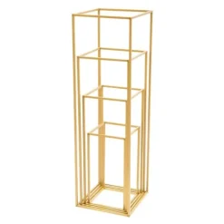 Blomsterställ/Växtställ - Bord/fristående displayställ - 4-pack - 10 kg per ställ - Stål & plast - DIY placering för bröllop/dekor