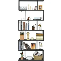 Bokhylla, 80x23x191 cm - Material: ingenjörsträ