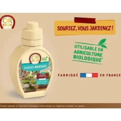 Bonsai gödsel - GULD BRUN - OBRECLBONSAI250 - 250 ml - Förbättrar och främjar tillväxt - Tillverkat i Frankrike