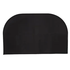 Brandsäker halvrund matta i glasfiber - dubbellager, halkskydd, golvskydd - 9,4 X 59,1 tum