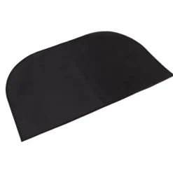 Brandsäker halvrund matta i glasfiber - dubbellager, halkskydd, golvskydd - 9,4 X 59,1 tum