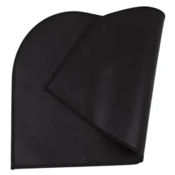 Brandsäker halvrund matta i glasfiber - dubbellager, halkskydd, golvskydd - 9,4 X 59,1 tum