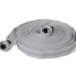 Brandslang 20 m med D-Storz-kopplingar 1 tum - Väderbeständig & Hållbar | Färg: Svart | Storlek: 20 m