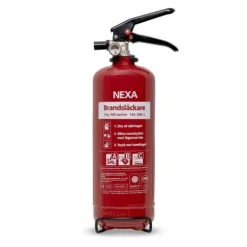 Brandsläckare NEXA 2kg pulver röd 13A