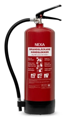 Brandsläckare NEXA 6kg pulver röd 55A