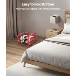 Brandstege 7,62m, 3-våningar, Aluminiumlegering, Halkfria Stegpinnar, Maxlast 453 kg