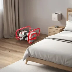 Brandstege 7,62m, 3-våningar, Aluminiumlegering, Halkfria Stegpinnar, Maxlast 453 kg