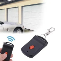 Bärbar 1-knapps garageport trådlös fjärrkontroll 315MHZ grindöppnare