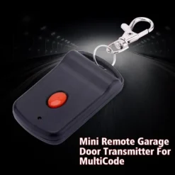 Bärbar 1-knapps garageport trådlös fjärrkontroll 315MHZ grindöppnare