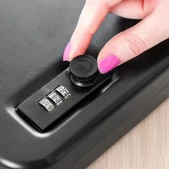 Bärbart Kassaskåp - Svart - Järn