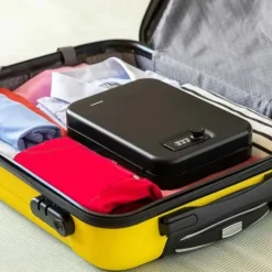 Bärbart Kassaskåp - Svart - Järn