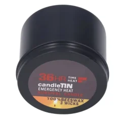 Bärbart 3-Wick Survival Candle: 36 timmars brinntid, naturlig söt arom, perfekt för nödsituationer hemma och utomhus