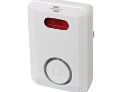 Brennenstuhl 1294200, Wireless siren, 868.3 MHz, 100 dB, IP44, Vit, Alkalisk