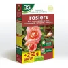 BSI - Organiskt gödselmedel - För alla typer av rosor - Strålande blomning - Långvarig - 1 kg - Plus 250 g gratis - 12,5 m²