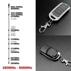 Bästa Programmerbara fjärrkontrollen 4-knapps Multi 287-868MHz
