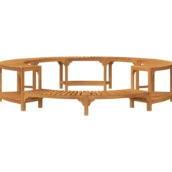 Bubbelbad Omgivning Brun Ø275 x 55,5 cm Massivt Akaciaträ