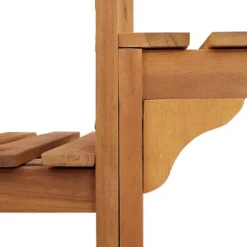 Bubbelbad Omgivning i Solid Akaciaträ | Färg: Brun | Storlek: 250x250 cm