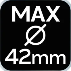 Bypass-sekatör 665 mm, räckvidd upp till 42 mm, växel, teleskophandtag