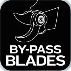 Bypass-sekatör 710 mm, räckvidd upp till 45 mm, växel ökar trycket med 30 %