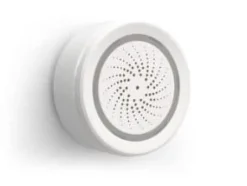 Caliber HWS701, Trådlös siren, inomhus, Plast, 120 dB, Vit, 121 g