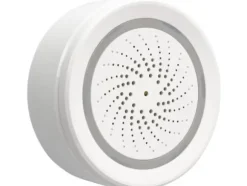 Caliber HWS701, Trådlös siren, inomhus, Plast, 120 dB, Vit, 121 g