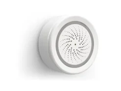 Caliber HWS701, Trådlös siren, inomhus, Plast, 120 dB, Vit, 121 g