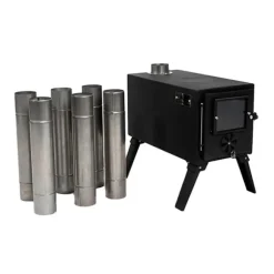 Camping Vedspis, Bärbar Design, Effektiv Bränsleanvändning,kallvalsat stål