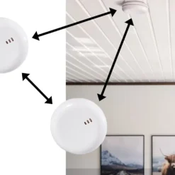 CAPIDI Brandvarnare 2-pack Vit