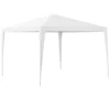 [casa.pro]® Trädgårdspaviljong-Partytält-300x300x255cm-hopfällbar-vit-vattentät