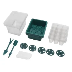 12-cells fröstartbricka med justerbar fuktighetskupolbas för fröodling