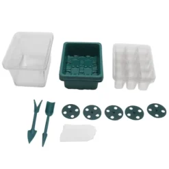 12-cells fröstartbricka med justerbar fuktighetskupolbas för fröodling