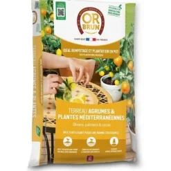 Citrus- och medelhavsjord - BRUN GULD - OBRTAGR6U - 6L - Olivträd, palmer och cycas