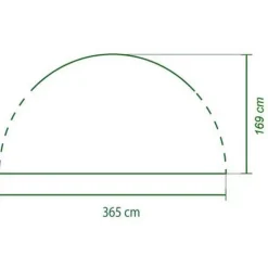 Coleman Door Event Shelter Grå 365 x 365 cm