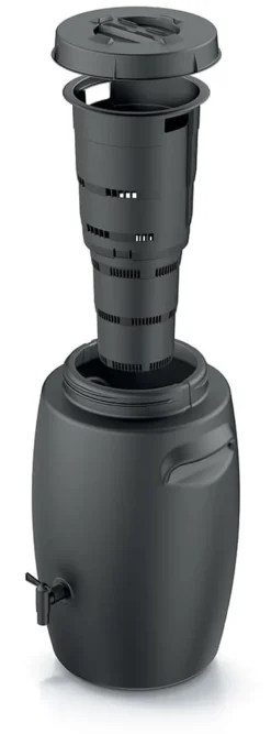 COMBIOLIQ 55L trädgårdsgödningstank med kran, svart