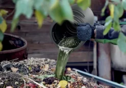 COMBIOLIQ 55L trädgårdsgödningstank med kran, svart