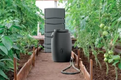 COMBIOLIQ 55L trädgårdsgödningstank med kran, svart